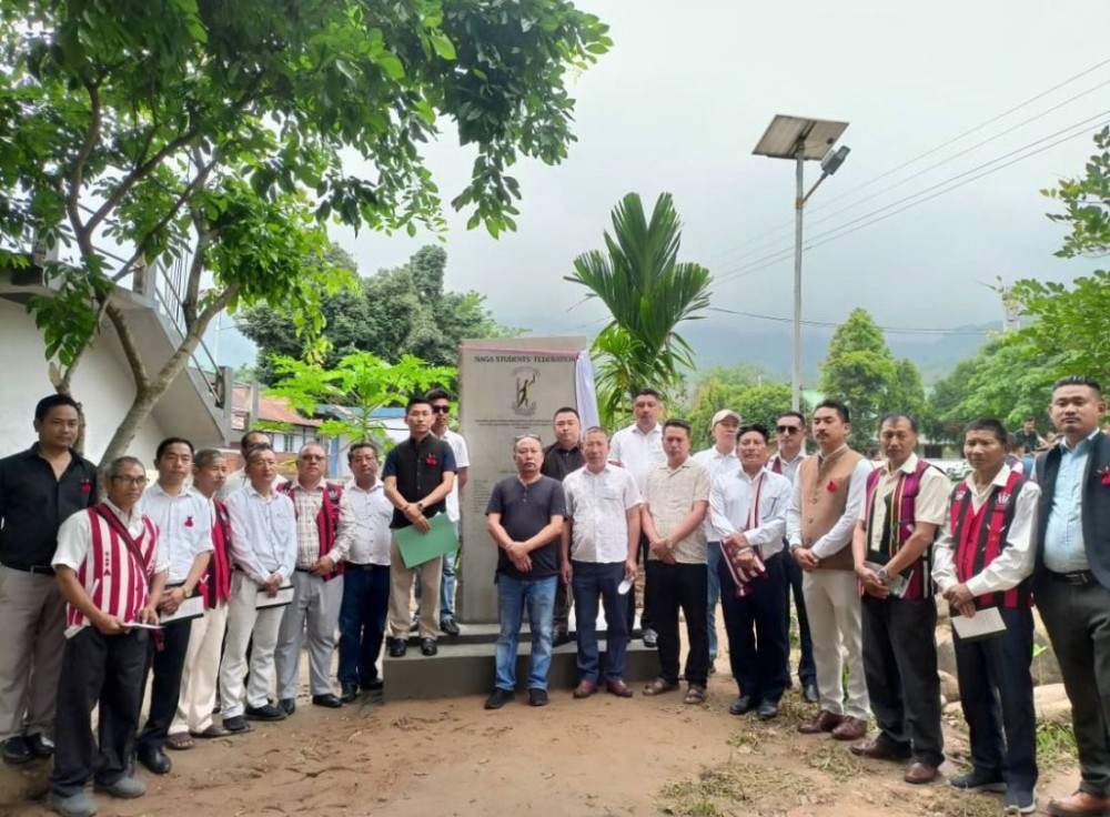 NSF officials during the 2nd Federal Assembly held at Jongpha Village in Western Rengma, Karbi Anglong district of Assam.